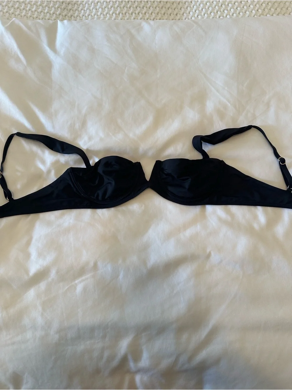 Monday Swimwear Clovelly Black Underwire Bikini Top